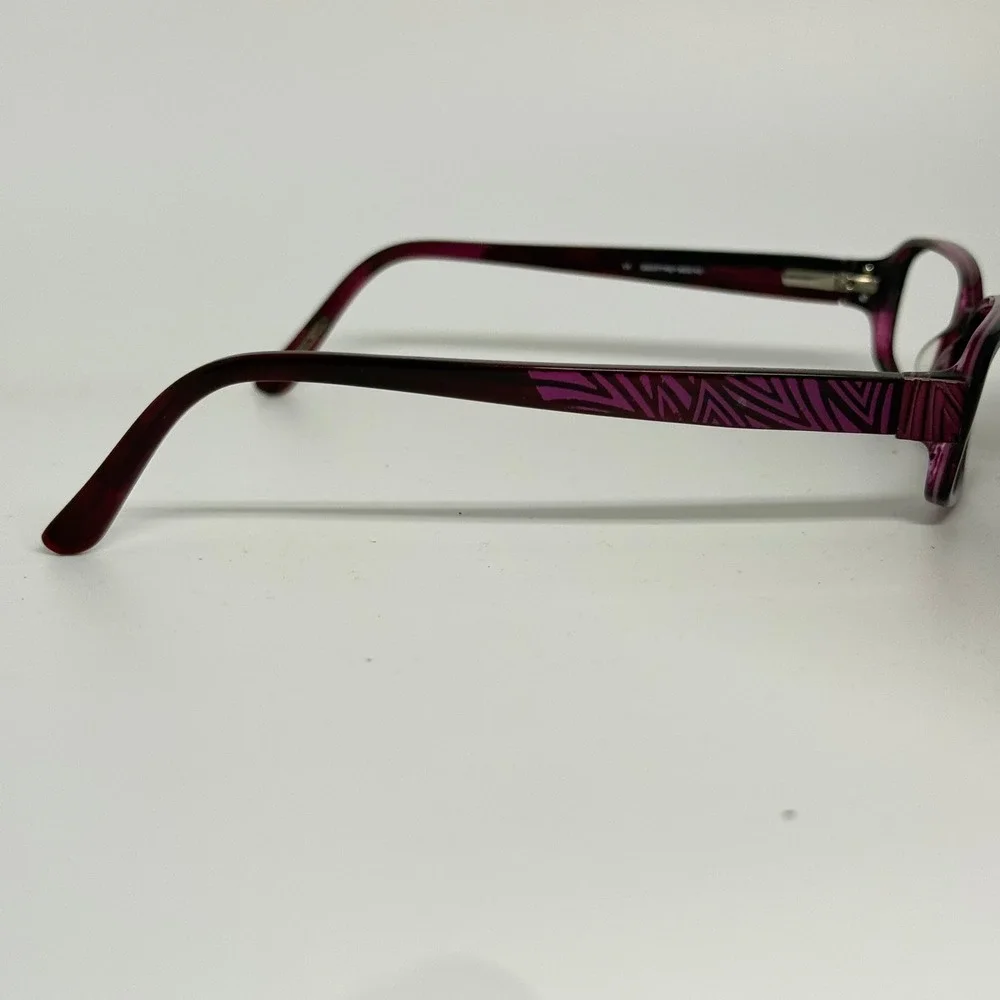 Geoffrey Beene Remember BUR 135 Burgundy Black Rectangle Eyeglasses Frames 135mm